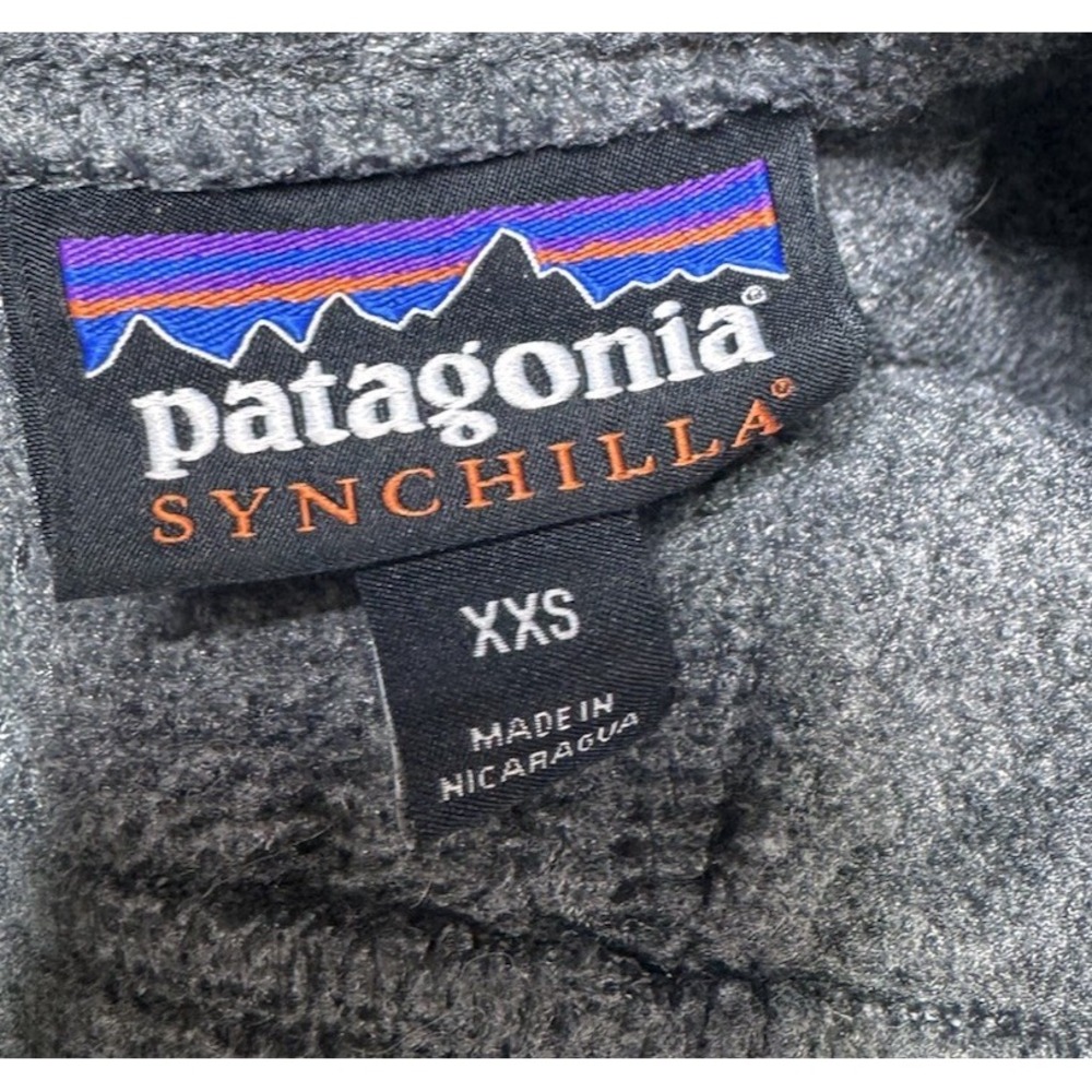 Patagonia Synch Snap-T Pants Gray Synchilla‎ Sweatpants Fleece Sz XXS Men's - Picture 2 of 7